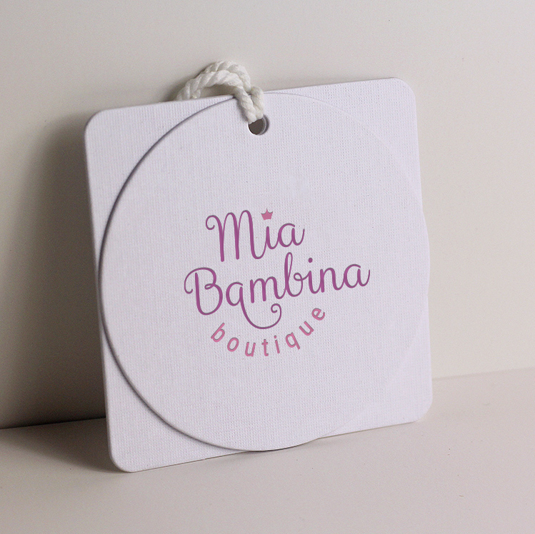 mia bambina product tag