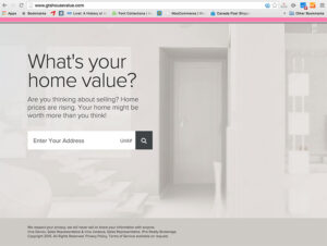 Services real estate website